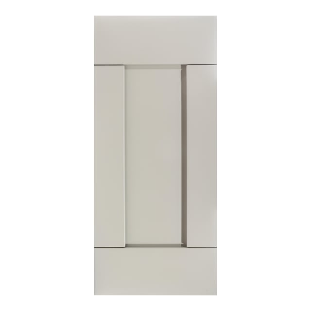 KIT 4 FRENTES DE CAJÓN PARA MUEBLE DE COCINA MENORCA GRIS CLARO MATE SUPERPAN 80X40CM