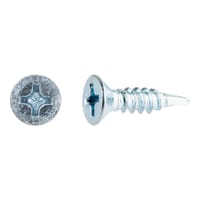 TORNILLOS ROSCA CHAPA PARA METAL CINCADO 3,9X16MM. 500UDS - 1