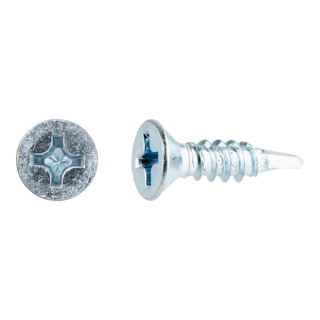 TORNILLOS ROSCA CHAPA PARA METAL CINCADO 3,9X16MM. 500UDS