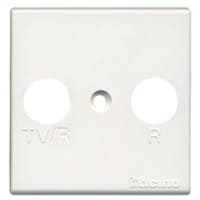 TOMA FRONTAL TV-R ANCHO MATIX BLANCO - 1