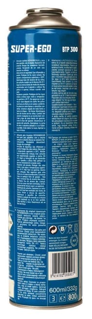 BOTELLA GAS BUTANO/PROPANO BTP 300 SUPER EGO - 1