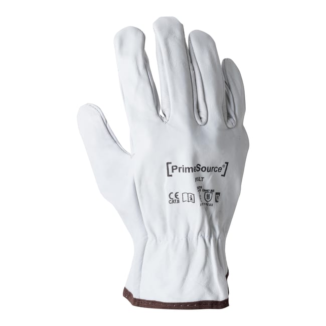 GUANTE CUERO FLOR  BLANCO TALLA 8 JUBA  BNPS1LT  - 1