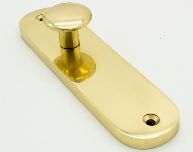 TIRADOR ARMARIO LATON PULIDO BRILLO MOD 504