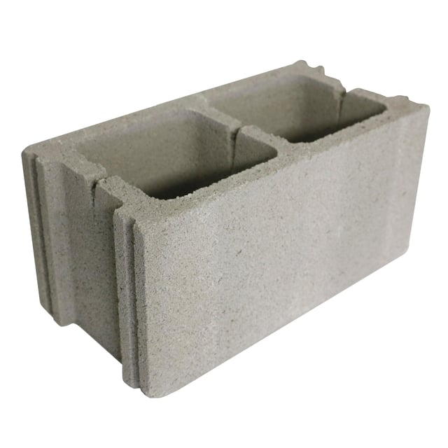 BLOQUE DE HORMIGÓN GRIS 40X20X20 CM