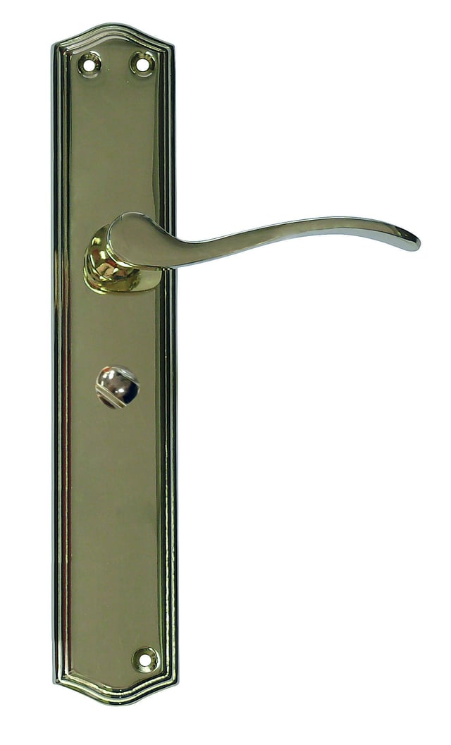 JUEGO DE MANILLA PLACA CON MULETILLA 47  MM LATONADA CLASSIC
