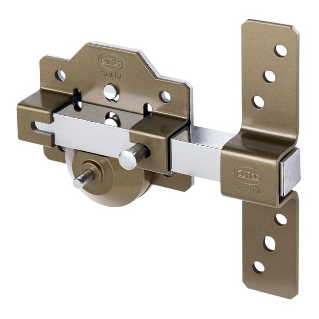 CERROJO PUERTA DE SEGURIDAD ANTIBUMPING INTERIOR Y EXTERIOR 5 LLAVES AMIG - 1