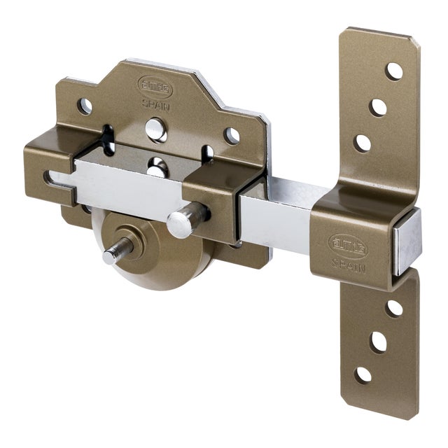 CERROJO PUERTA DE SEGURIDAD ANTIBUMPING INTERIOR Y EXTERIOR 5 LLAVES AMIG