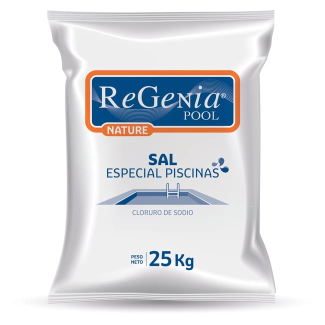SAL MARINA HÚMEDA REGENIA POOL NATURE 25 KG - 1