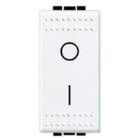 INTERRUPTOR BIPOLAR ESTRECHO SERIE LIVING BLANCO - 1
