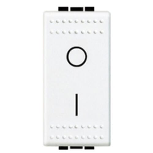 INTERRUPTOR BIPOLAR ESTRECHO SERIE LIVING BLANCO - 1