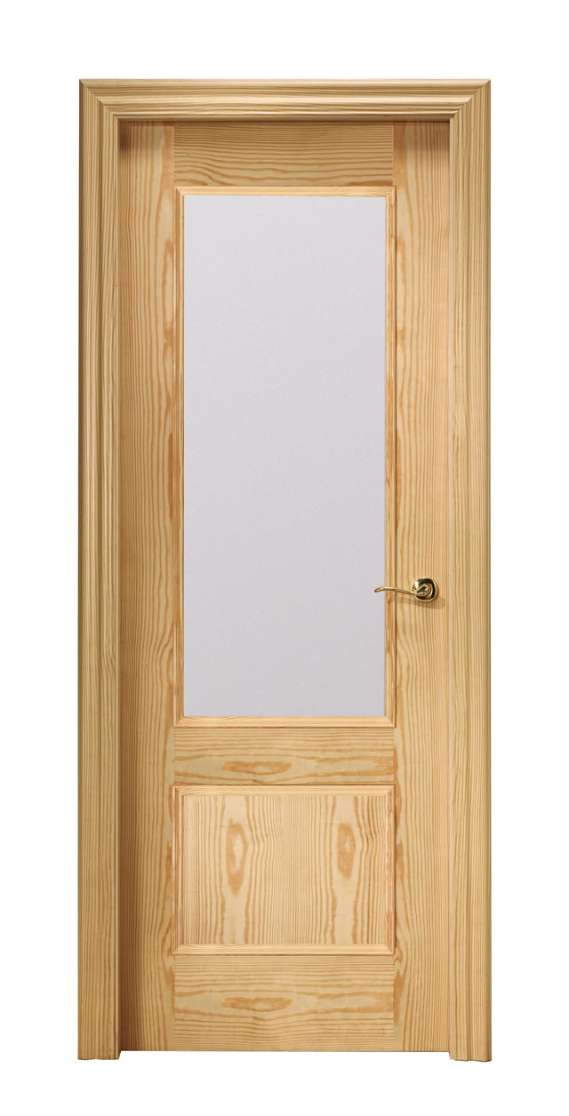 PUERTA ABATIBLE EN BLOCK RECHAPADA 72,5CM DERECHA