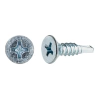 TORNILLOS ROSCA CHAPA PARA METAL CINCADOS 4,8X19MM. 250UDS - 1