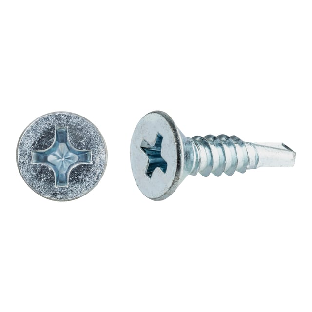 TORNILLOS ROSCA CHAPA PARA METAL CINCADOS 4,8X19MM. 250UDS