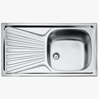 FREGADERO DE COCINA 1 SENO + ESCURRIDOR TEKA CUADRADO 78 X 43,5 X 14,6 CM - 1