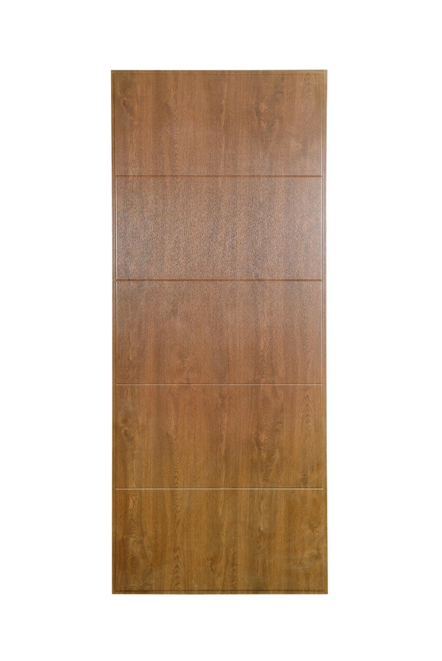 PANEL PUERTA ACORAZADA CARA EXTERIOR PVC NOGAL VT5