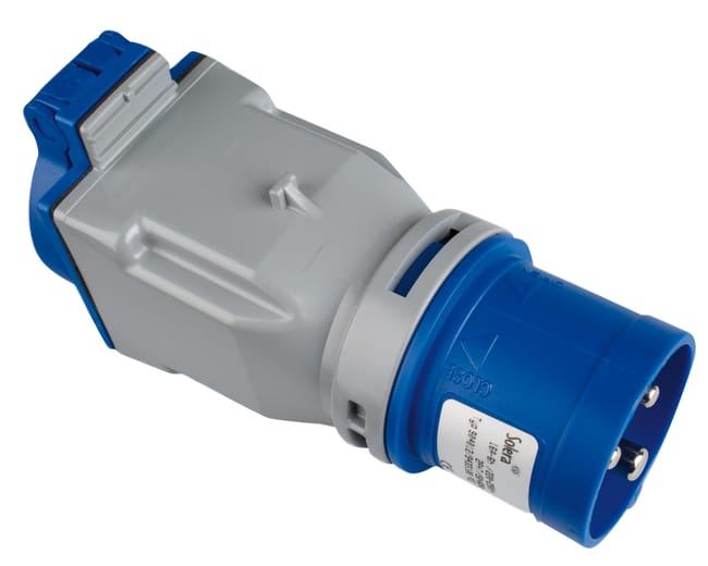 ADAPTADOR INDUSTRIAL 2P+TT. IP44 - 1