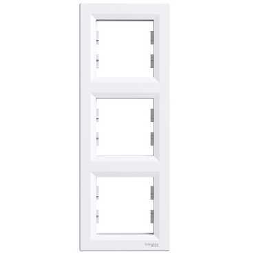 MARCO TRIPLE VERTICAL SERIE ASFORA BLANCO