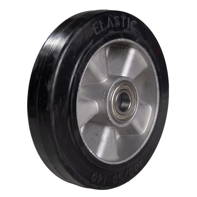 RUEDA TRANSPALETA 200 MM ALUMINIO/GOMA HASTA 450KG. - 1