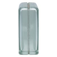 BLOQUE VIDRIO SATINADO 19X19X8CM - 1