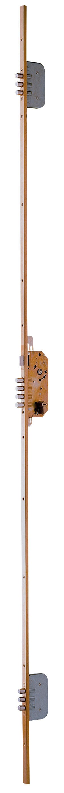 CERRADURA SEGURIDAD EMBUTIR PUERTA MADERA MULTIPUNTOS TLB35  ORO TESA