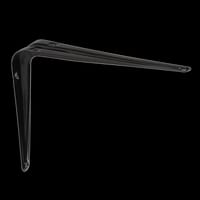 ESCUADRA PALOMILLA CON NERVIO NEGRA 150 X 200 MM - 1