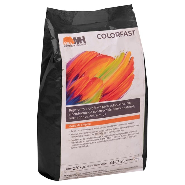 COLORANTE COLOR FAST MORTEROS HENARES NEGRO 1KG