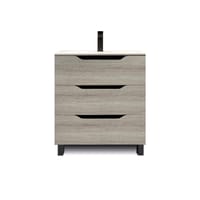 MUEBLE DE BAÑO ATKA ROBLE CLARO 60X45CM - 1