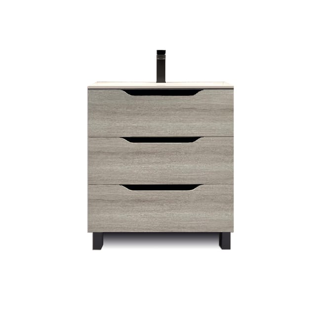 MUEBLE DE BAÑO ATKA ROBLE CLARO 60X45CM - 1