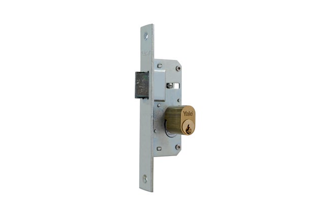 CERRADURA EMBUTIR PUERTA METALICA PORTERO AUTOMATICO 25  MM. 67E YALE