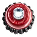 CEPILLO TAZA DE ACERO TRENZADO PARA AMOLADORA 65MM BELLOTA - 1