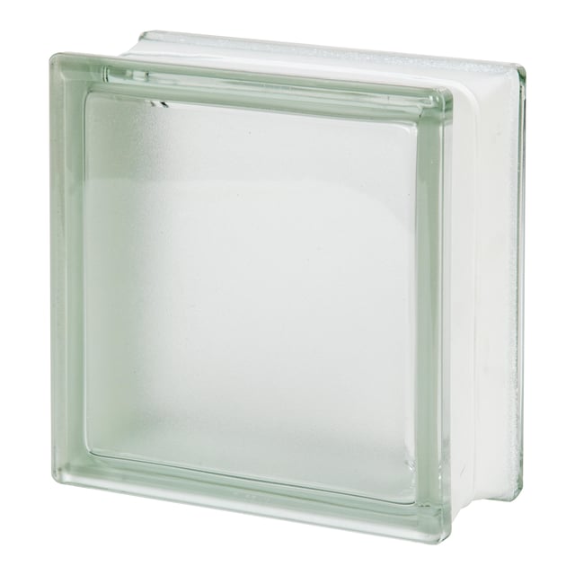 BLOQUE VIDRIO SATINADO 19X19X8CM