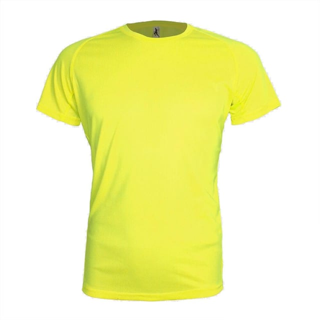 CAMISETA TÉCNICA AMARILLA MANGA CORTA PIQUÉ TALLA M VELILLA MK520V
