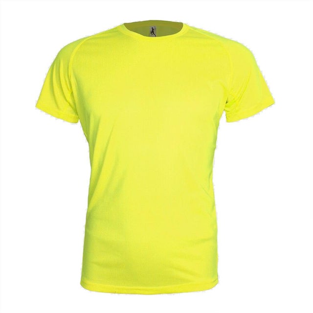 CAMISETA TÉCNICA AMARILLA MANGA CORTA PIQUÉ TALLA L VELILLA MK520V