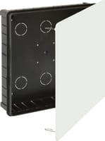 CAJA DE REGISTRO ELÉCTRICO 250X250X60MM PARA EMPOTRAR DE INTERIOR CON TAPA DE GARRA METÁLICA - 1