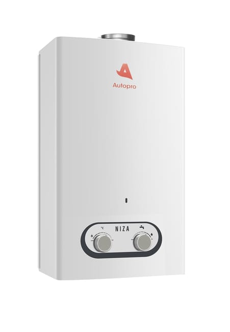 CALENTADOR ATMOSFÉRICO BAJO NOX GAS BUTANO NIZA  11L AUTOPRO - 1
