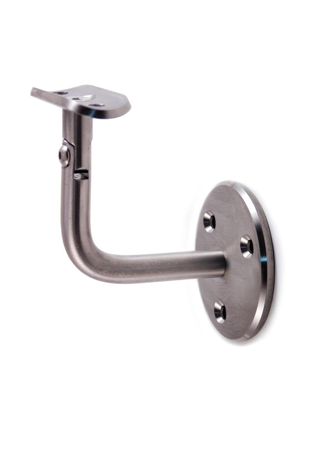 SUJECION REGULABLE PASAMANOS A PARED AISI316 SATINADO