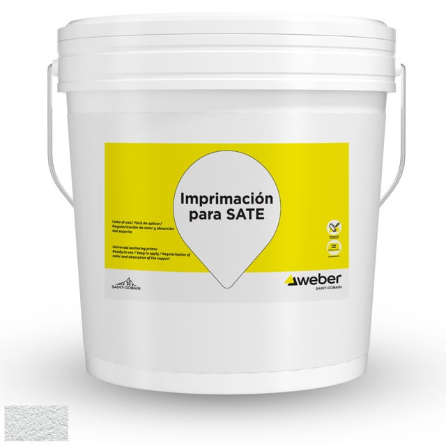 IMPRIMACIÓN DE FONDO WEBER SATE 20 KG BLANCO