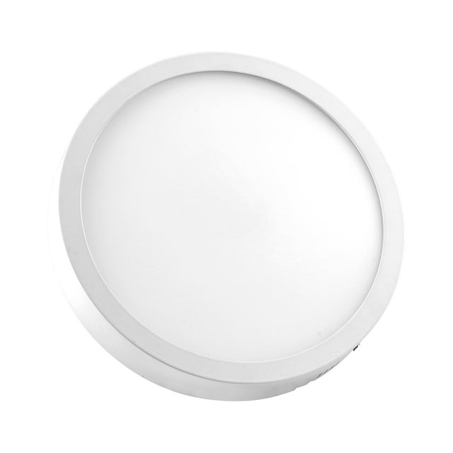 DOWNLIGHT LED SUPERFICIE CIRCULAR BLANCO 12W  LUZ FRIA