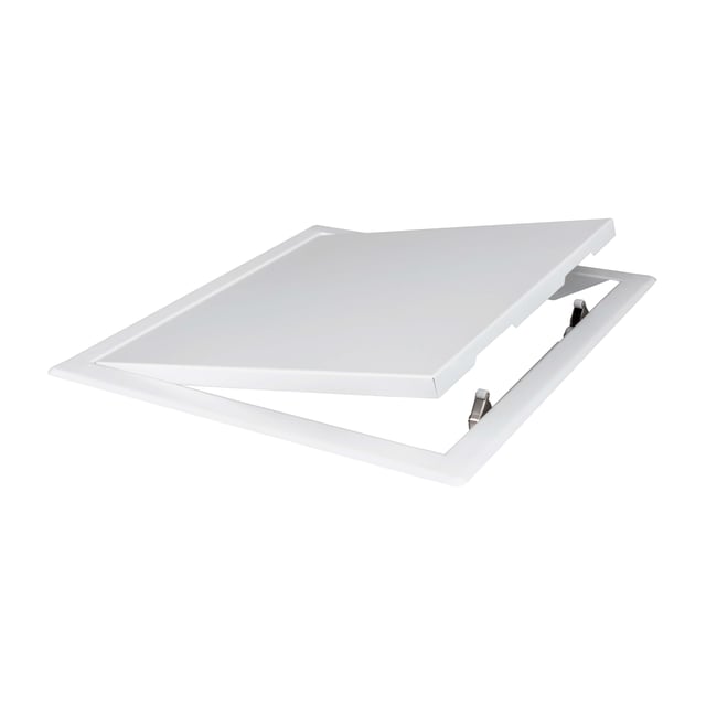 TRAMPILLA METÁLICA BLANCA 40X40 CM