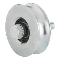 RUEDA PARA PUERTA CORREDERA  80  MM. PARA PERFIL U 20 MM - 1