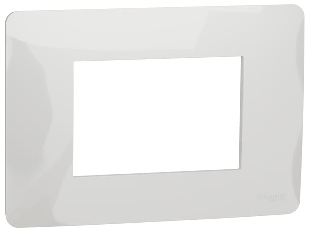MARCO 3 MODULO CAJA RECTANGULAR SERIE NEW UNICA BLANCO