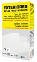 PLASTE EN POLVO CAPA GRUESA 15KG EXTERIORES 30 MINUTOS  - 1