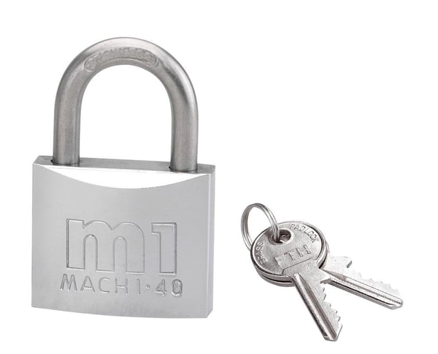 CANDADO DE SEGURIDAD PARA PUERTA 40MM DE LATÓN CON 2 LLAVES THIRARD