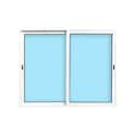 VENTANA ALUMINIO CORREDERA BLANCA 150X120CM - 1