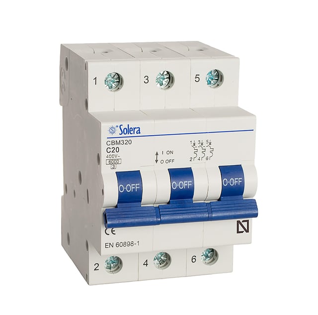 AUTOMÁTICO MAGNETOTÉRMICO 3P 20A SOLERA