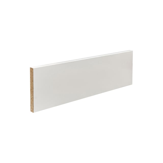 ZÓCALO PARA MUEBLE DE COCINA LANZAROTE BLANCO MATE PET 15/19MMX2,44M 1UD