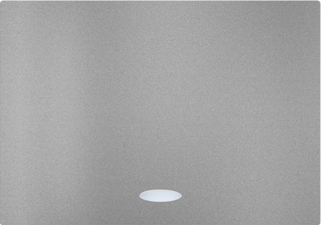 TECLA NEUTRA ANCHA CON LUZ SERIE CORAL PLATA