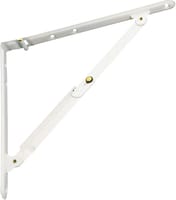 ESCUADRA PARA BALDA ABATIBLE 200 X 200  MM. BLANCA. AMIG - 2