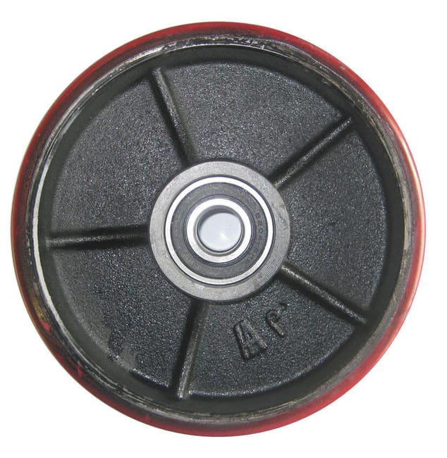 RUEDA TRANSPALET VULKOLLAN 200MM - 1