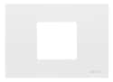 MARCO MONOCAJA 2 MODULOS SERIE ZENIT BLANCO - 1